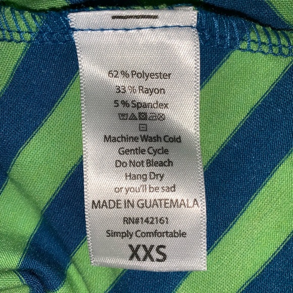 XXS Striped Lularoe Maxi Skirt Dress Summer 👗 - Picture 5 of 8